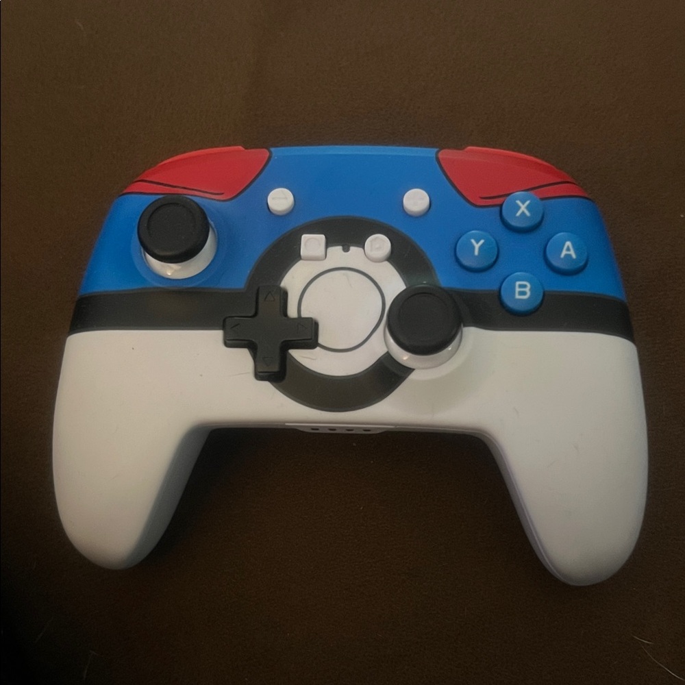 Advanced Gaming Controller - Blue, Red, and White